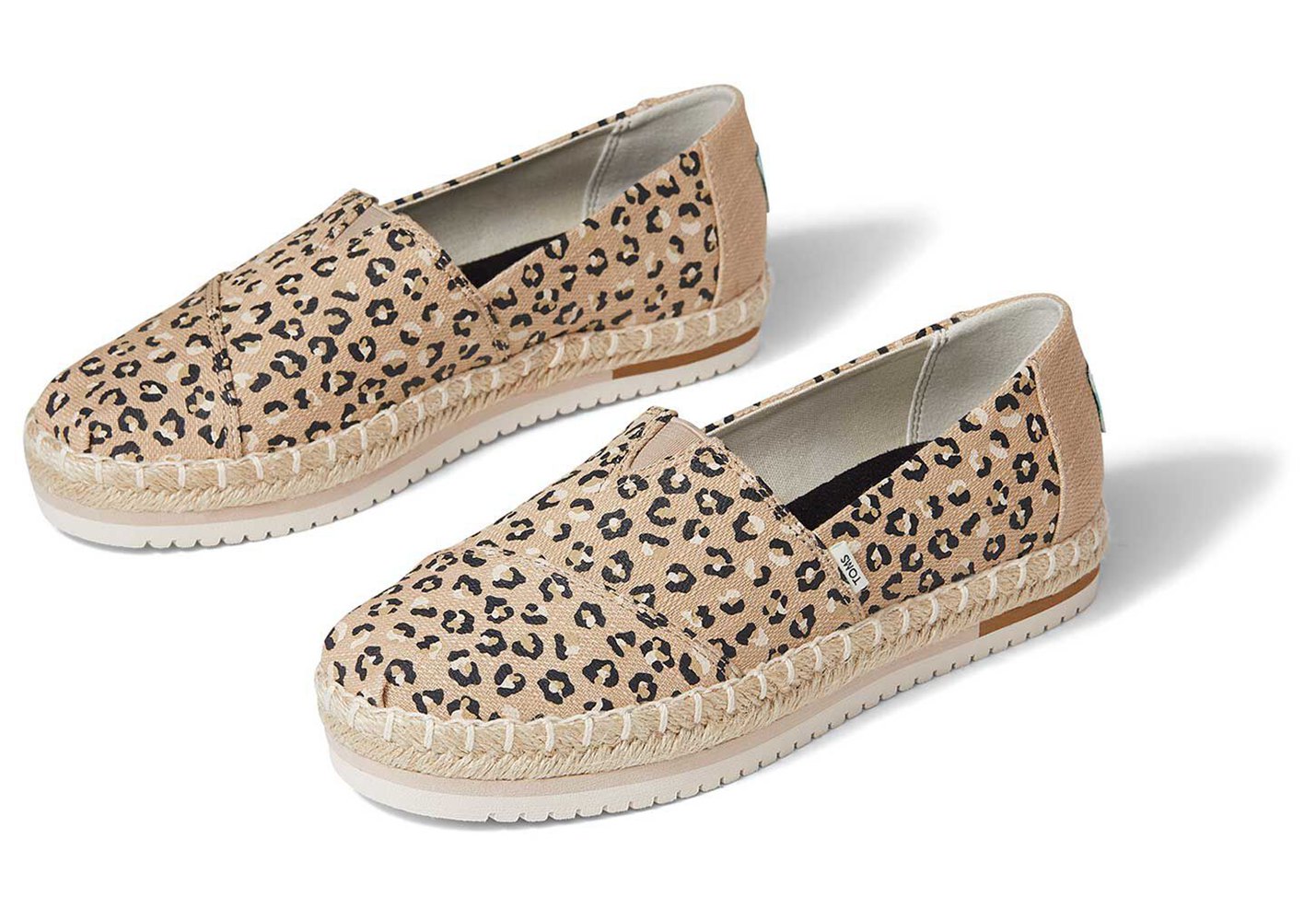 Toms Alpargata Platform Espadrille Beige - Womens - 47615-NAZC